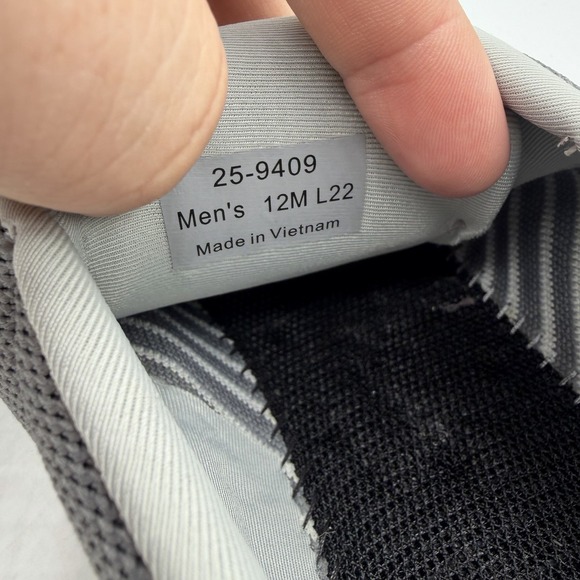 Johnston & Murphy Escape Shoes Men 12 M Grey Slip On Sneaker 25-9409 NO INSOLES - Picture 11 of 11